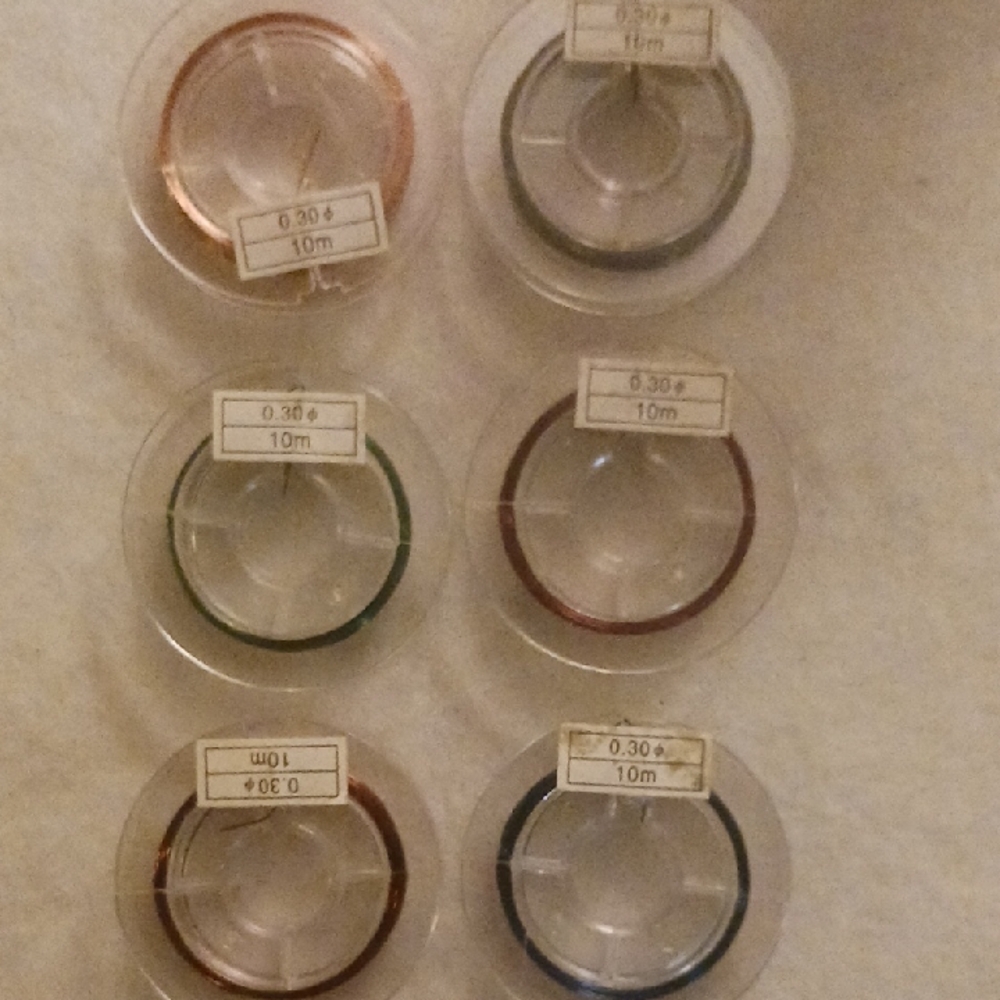 Multicolor Wire Spool Set for Electronics